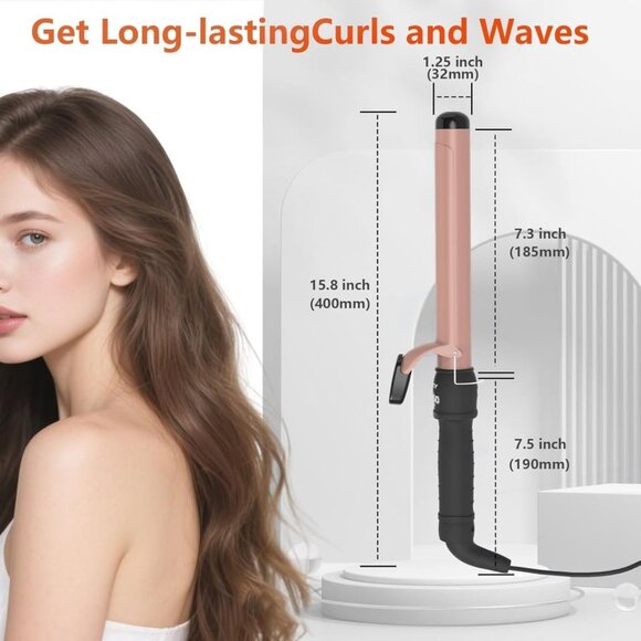 Other - NEW IN BOX: Professional Ceramic Curling Iron Wand 1-1/4"